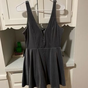 Express velvet minidress